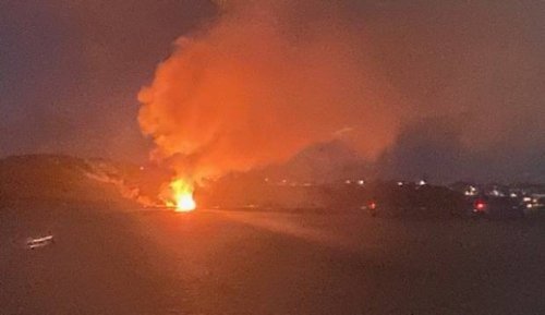 Large blaze breaks out in Shelly Bay, cause of fire 'unknown'