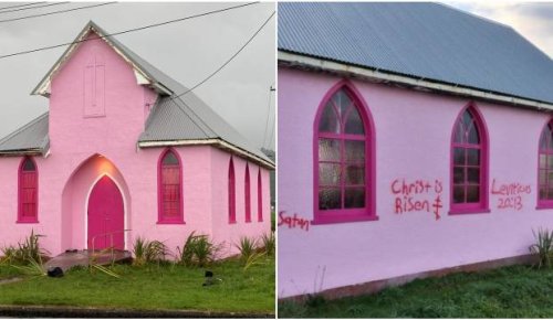 Man admits anti-semitic and homophobic attack on West Coast's pink church