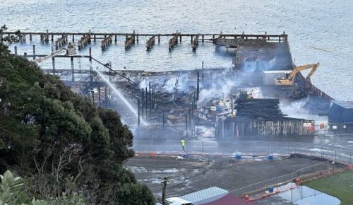 Investigations after large blaze breaks out at Shelly Bay: Landmark building destroyed