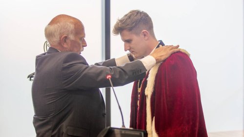 Ben Bell sworn in as New Zealand's youngest ever mayor in Gore