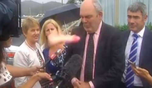All the weird things Kiwis have thrown at people during protests