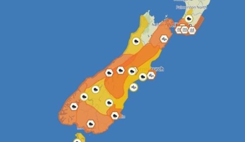 Heavy weather ahead for much of the South Island, Wellington and Wairarapa