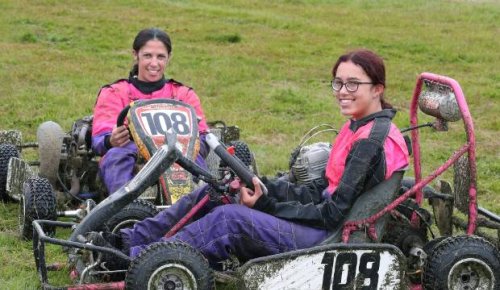 Timaru family of four addicted to grass kart racing with South Canterbury club