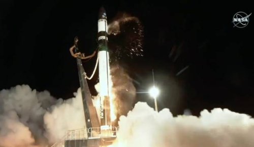 Watch: Rocket Lab's spacecraft heads to the Moon after successful lift-off