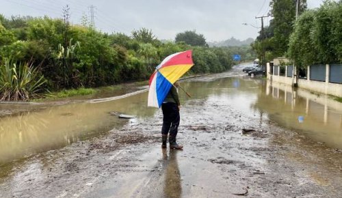 Flooding reactivates Auckland's natural springs, people warned to stay away