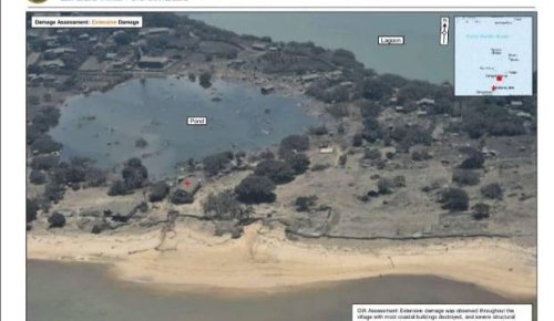 NZDF surveillance photos assess scale of damage from Tonga eruption and tsunami