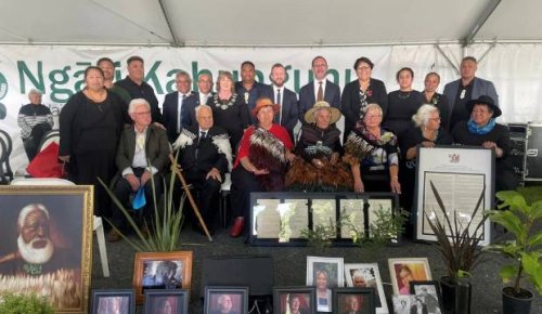 Wairarapa-Tararua iwi finally get apology from the Crown