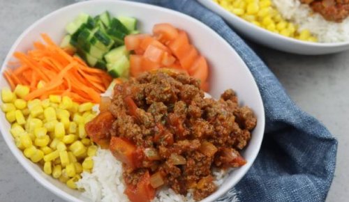 Recipe: Mexican mince bowl