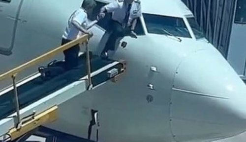 OK, who forgot the keys? Pilots forced to crawl through window to get into cockpit