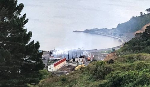 Large blaze breaks out in Shelly Bay, Wellington: Landmark building detroyed