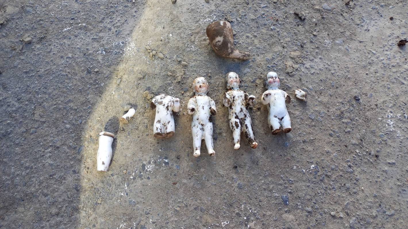 The strange and macabre story of the 'Frozen Charlotte' dolls found underground on an empty Christchurch site