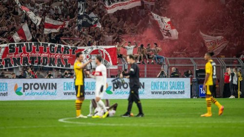 VfB-Fans in Dortmund: „Die nehmen das ganze Stadion auseinander bei uns“