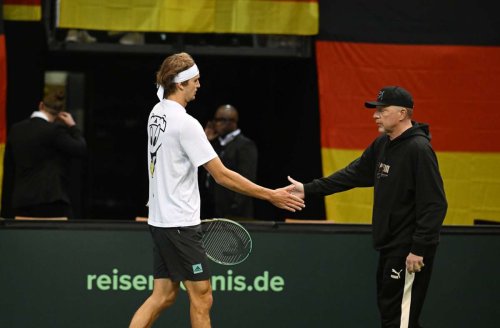 Davis Cup in Trier: Unterstützt von Becker: Zverev schafft Ausgleich