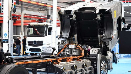 Fernverkehr: Daimler erprobt E-Lkw mit Reichweite von 500 Kilometern