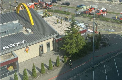 Brand in Schnellrestaurant: McDonalds am Stuttgarter Flughafen nach Feuer geschlossen