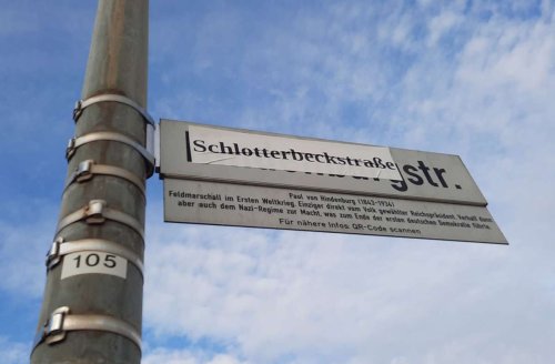 Aktion in Fellbach: Hindenburgstraße wird zur „Schlotterbeckstraße“