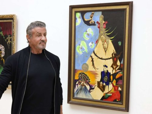 Sylvester Stallone: Hollywood-Star stellt eigene Kunstwerke in Hagen aus