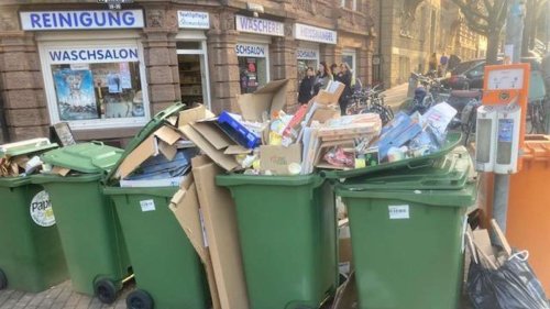 Abfallentsorgung: Müllabfuhr hat großen Rückstand durch Verdi-Streik