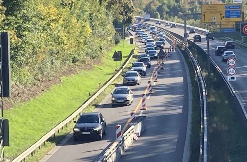 Staualarm in Stuttgart-Möhringen: Brückenbaustelle an B 27 bremst Autofahrer aus