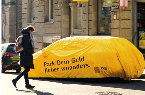 Umstrittene SSB-Aktion: Oettinger nennt eingepackte Autos „widerwärtig“