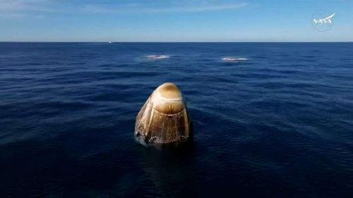 SpaceX: Monatelang im All gestrandete Astronauten zurück auf der Erde