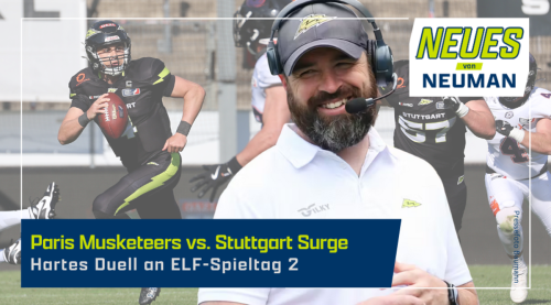 Neues von Neuman: Stuttgart Surge vor Paris-Duell: Das sagt Neuman zur zweiten ELF-Woche
