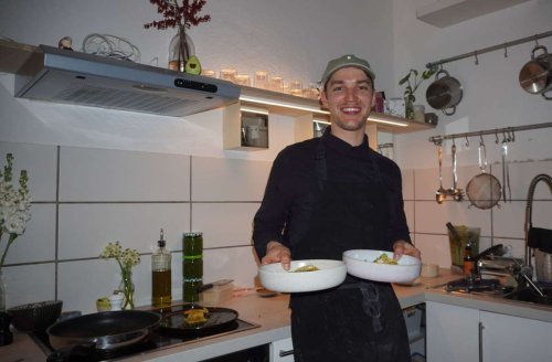 Blick in die Küche: Lukas von Einsshot: Hauptsache vegan
