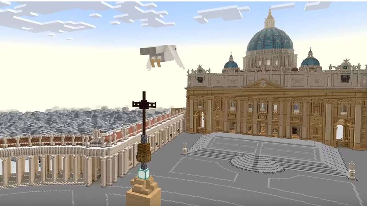 „Peter is here“: Virtueller Petersdom: Vatikan und Microsoft entwickeln Minecraft-Lernspiel zum Petersdom