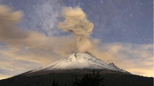 Vulkan Popocatépetl in Mexiko: Hier können Sie die Aschewolke des Popocatépetl im Livestream verfolgen