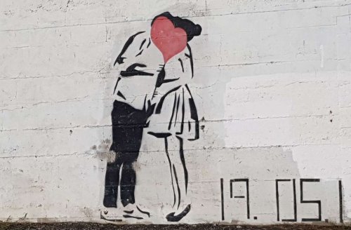 Graffito in Musberg: Unbekannter Künstler eifert Banksy nach