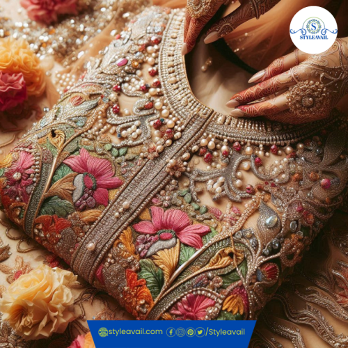 10 Stunning Handmade Mukesh Dresses for Special Occasions - Best Online Shopping Website in Pakistan