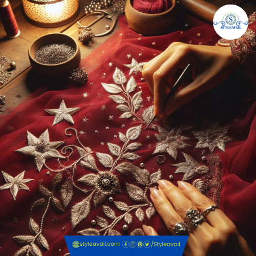 "Mukesh Embroidery Techniques"