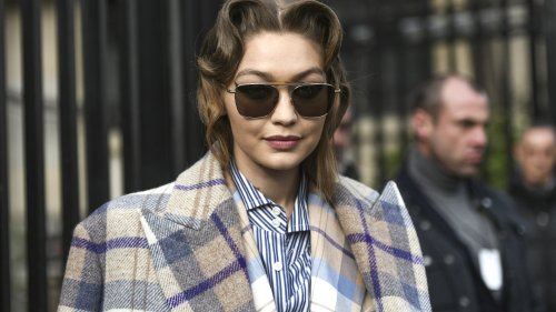 Gigi Hadid Is Officially the Queen of Pattern Mixing
