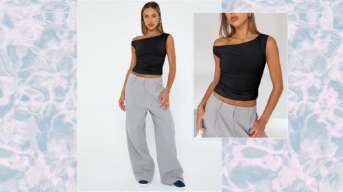 Asymmetrical Tops Are 2024’s Must-Have, No-Fuss Fashion Trend—& People Are Raving About This $20 Pick