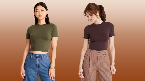 TikToker’s Are Obsessed With This $15 T-Shirt That’s Practically Identical to a SKIMS Best-Seller