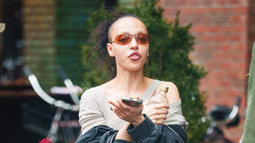 FKA Twigs Stepped Out With A Ludicrously Capacious Bag