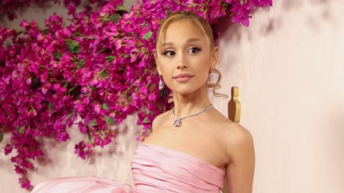 Ariana Grande's Oscars Dress Is Giving Glinda the Good Witch