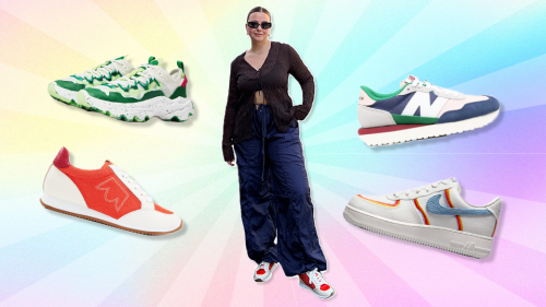 The Colorful Sneaker Trend Is In & White Shoes Are Officially Boring