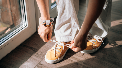 This Celeb-Worn Shoe Brand Dropped 3 New Sneakers & the Prints Are Perfect for Spring