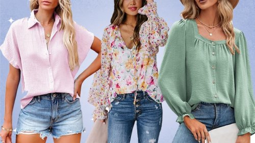 Amazon Has the Trendiest Blouses For Spring—& They Start at $15