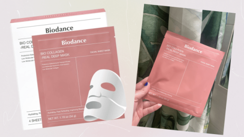 I Tried the $5 TikTok-Viral Collagen Sheet Mask & It Gave Me Plumper, Firmer Skin