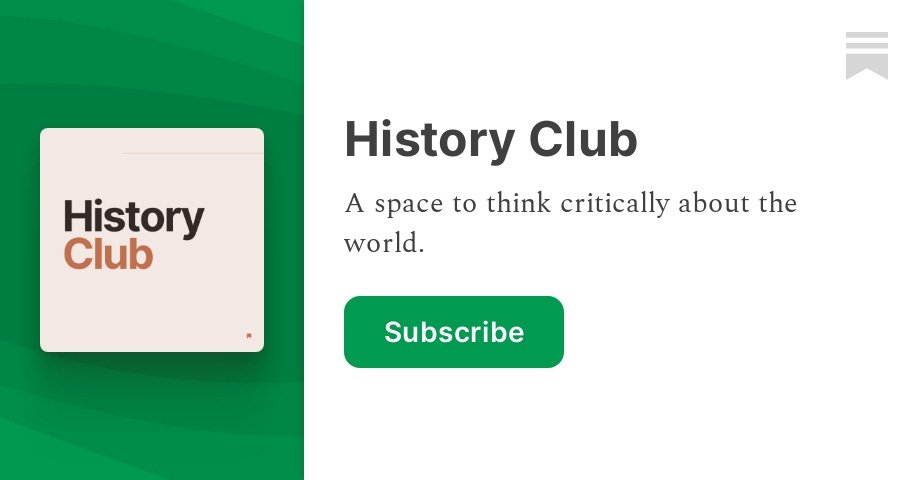 History Club | Jason Steinhauer | Substack