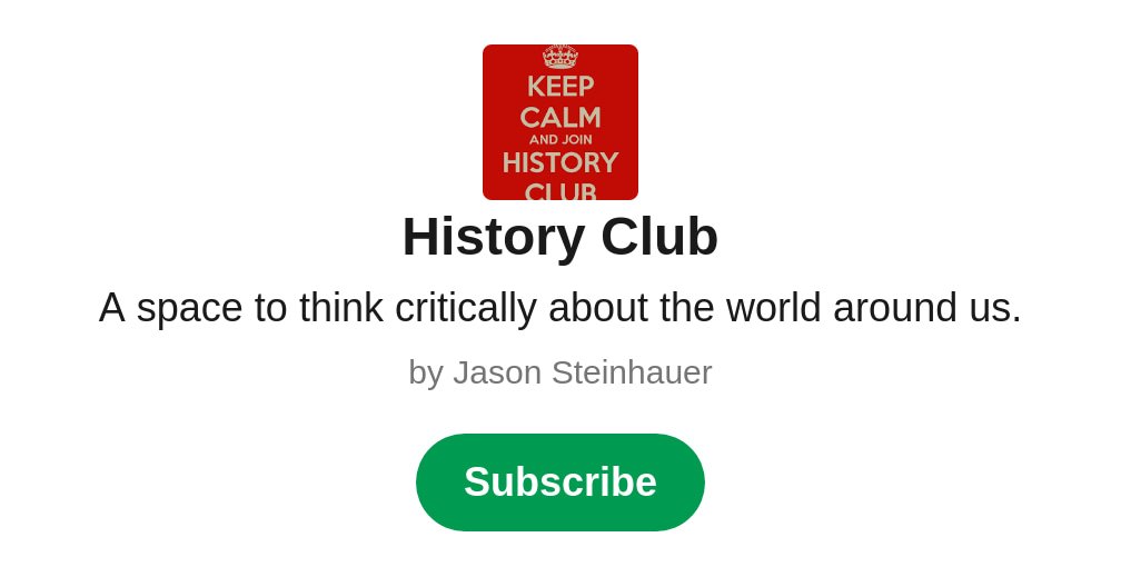History Club (Newsletter)