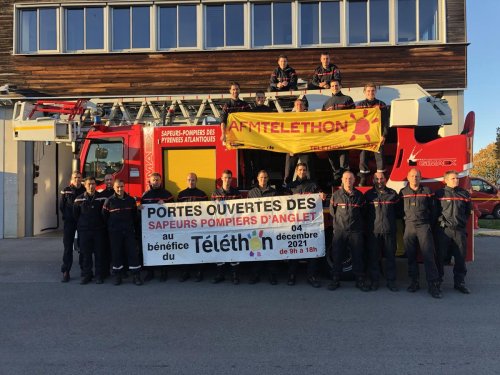 Téléthon à Anglet : sapeurs-pompiers et Compagnons du Tour de France se mobilisent