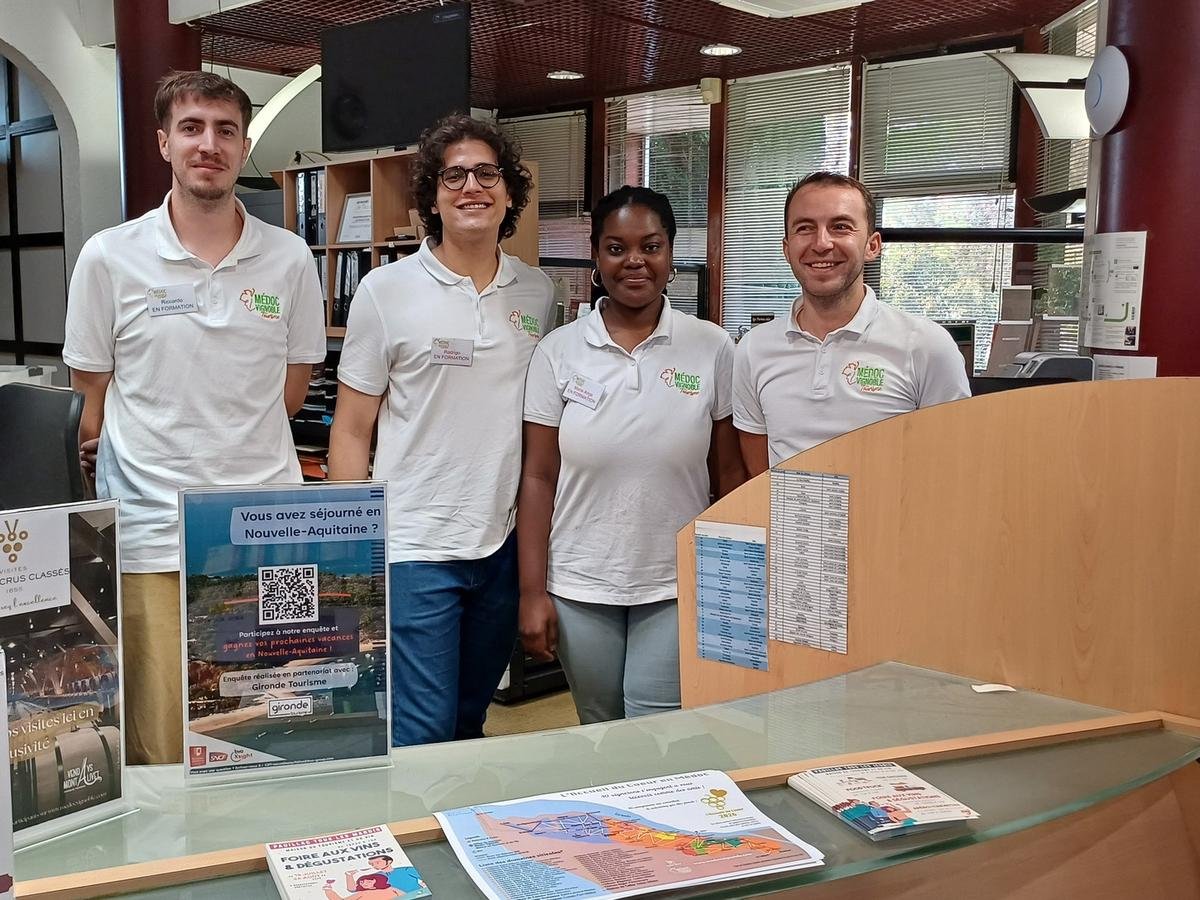 Pauillac : trois stagiaires conquis par leur expérience dans le Médoc
