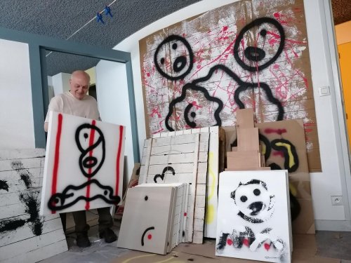La Rochelle : dans l’atelier de Gérard Zlotykamien, un des pères de l’art urbain