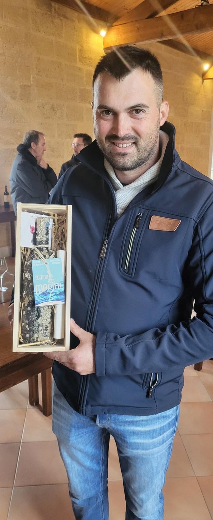 Pays de Coutras : les vignobles Audubert mettent le vin dans la mer