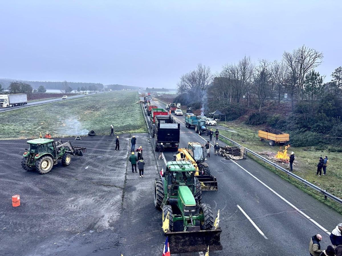 Blocage de l’A63 : le préfet de Gironde prend « de nouvelles mesures de sécurité » concernant la circulation