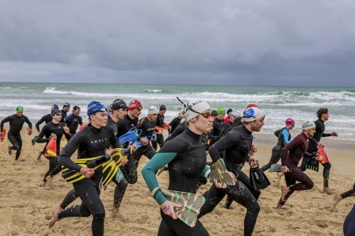 Surveillance des plages : 200 candidats se jettent à l’eau à Lacanau pour sécuriser la saison estivale