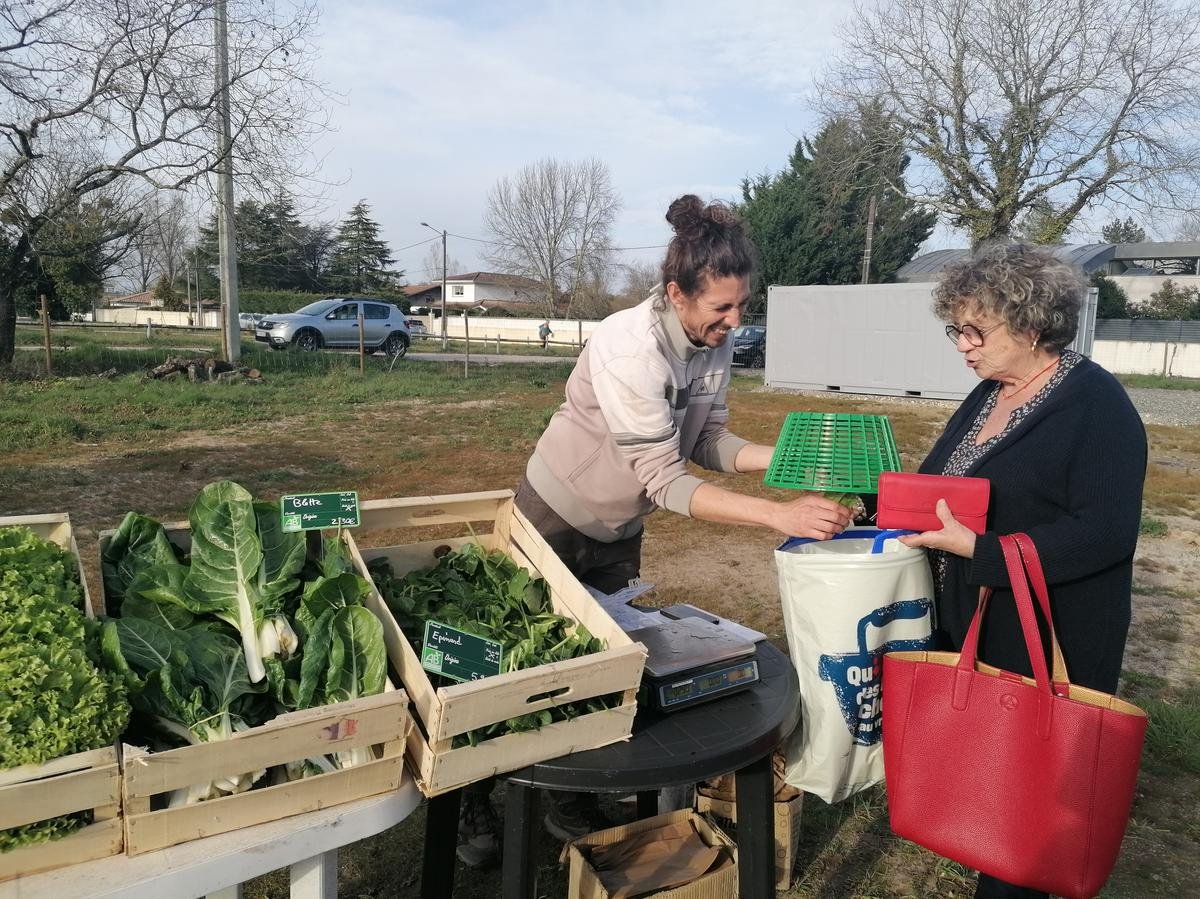 Mérignac : le maraîcher de la ferme urbaine lance la vente directe, les habitants séduits
